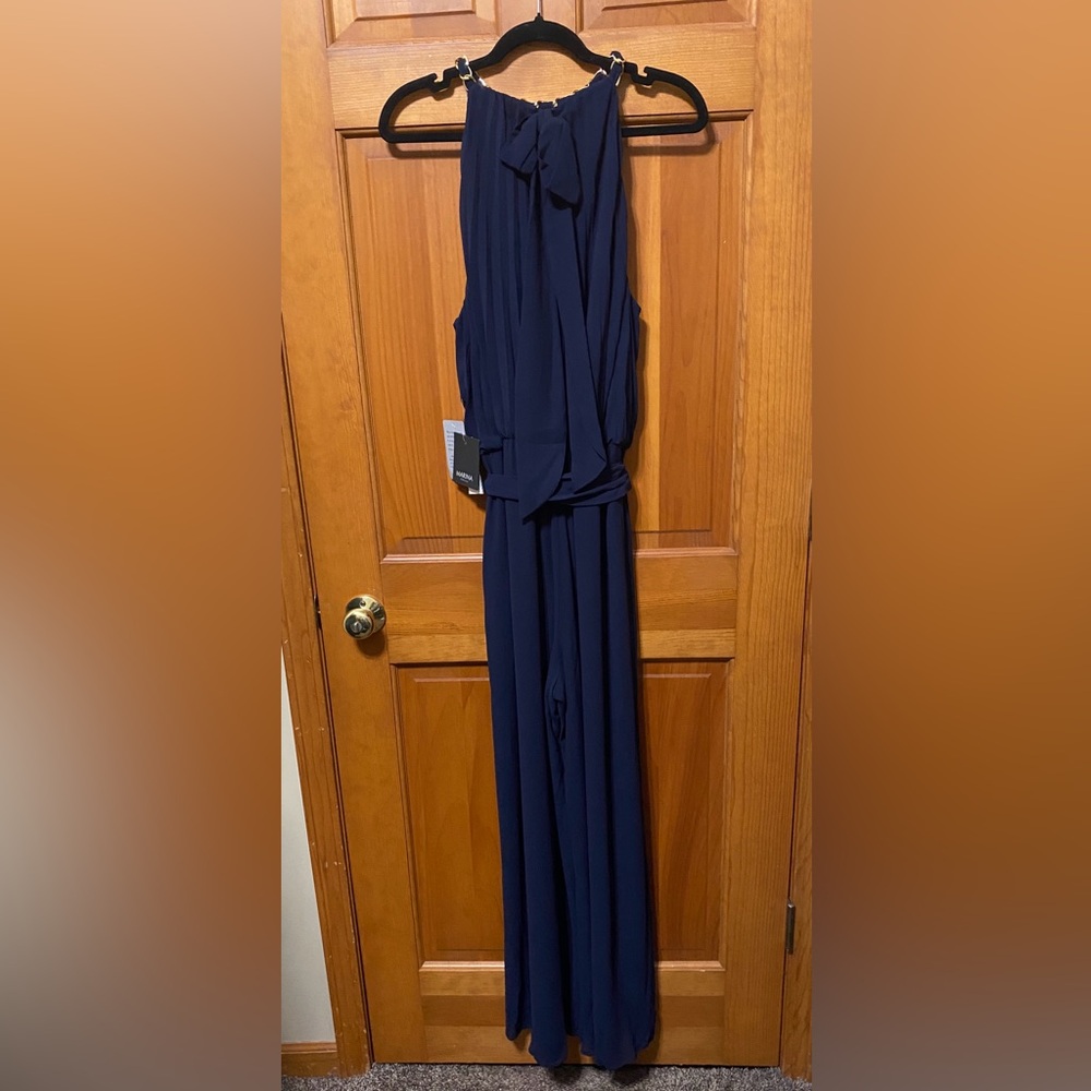 NWT Marina Halter Neck Jumpsuit - Picture 3 of 6